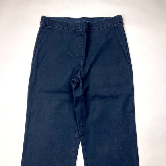 J Jill Ponte Slim Pants Women 10 Tall Elastic waist Stretch Flat Front Pull on - Picture 2 of 8